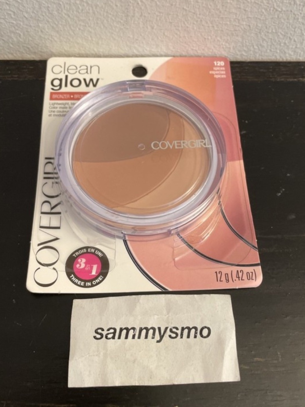 Covergirl Clean Glow 120 SPICES Matte Bronzer 0.42oz 3 In 1